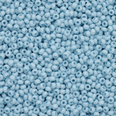 10/0 Preciosa Seed Beads Solgel Chalk Blue-Green